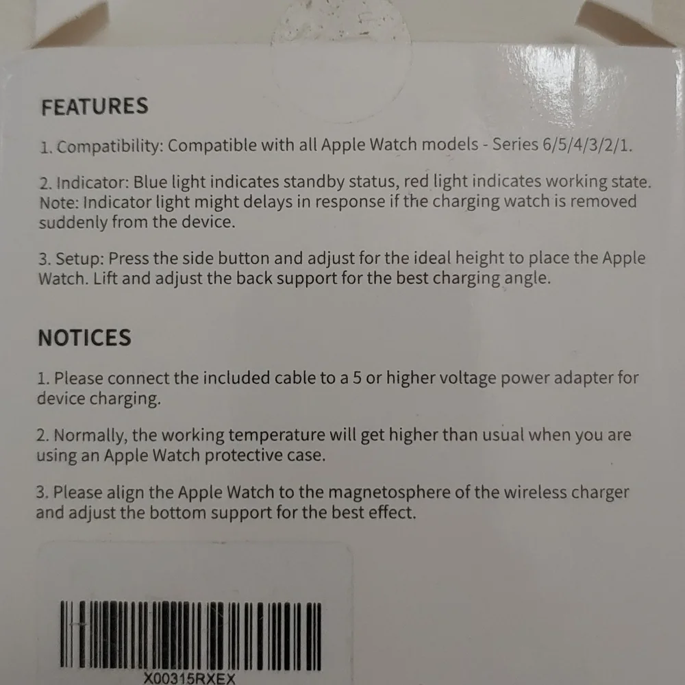 Apple Watch Charger Stand, New in Original Packaging